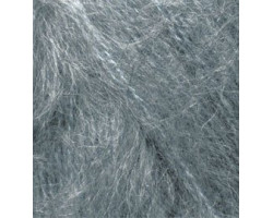 Пряжа для вязания Ализе Mohair classic NEW (25%мохер+24%шерсть+51%акрил) 5х100гр/200м цв.412 серый меланж