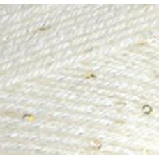 Пряжа для вязания Ализе Sal abiye (5%паетки, 5%металик, 10%полиэстер, 80%акрил) 5х100гр/410м цв.062 молочный