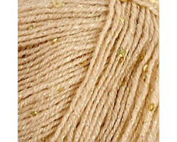 Пряжа для вязания Ализе Sal abiye (5%паетки, 5%металик, 10%полиэстер, 80%акрил) 5х100гр/410м цв.067 молочно-бежевый
