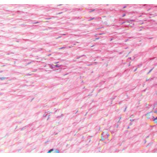 Пряжа для вязания Ализе Sal abiye (5%паетки, 5%металик, 10%полиэстер, 80%акрил) 5х100гр/410м цв.191 розовый