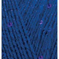 Пряжа для вязания Ализе Sal abiye (5%паетки, 5%металик, 10%полиэстер, 80%акрил) 5х100гр/410м цв.360 василек