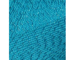 Пряжа для вязания Ализе Sal simli (95%акрил, 5%металик) 5х100гр/460м цв.016 бирюзовый