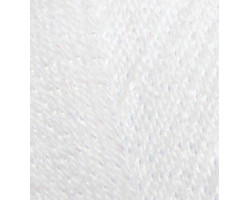 Пряжа для вязания Ализе Sal simli (95%акрил, 5%металик) 5х100гр/460м цв.055 белый