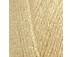 Пряжа для вязания Ализе Sal simli (95%акрил, 5%металик) 5х100гр/460м цв.095 бежевый