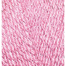 Пряжа для вязания Ализе Sal simli (95%акрил, 5%металик) 5х100гр/460м цв.191 розовый