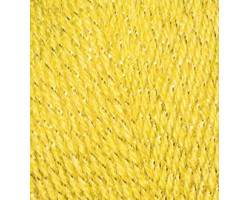 Пряжа для вязания Ализе Sal simli (95%акрил, 5%металик) 5х100гр/460м цв.216 желтый