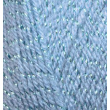 Пряжа для вязания Ализе Sal simli (95%акрил, 5%металик) 5х100гр/460м цв.218 голубой