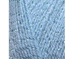 Пряжа для вязания Ализе Sal simli (95%акрил, 5%металик) 5х100гр/460м цв.218 голубой