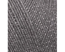 Пряжа для вязания Ализе Sal simli (95%акрил, 5%металик) 5х100гр/460м цв.358 т.серый