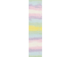 Пряжа для вязания Ализе Sekerim Batik (90%акрил,10%полиамид) 5х100гр/350м цв.2132 секционная