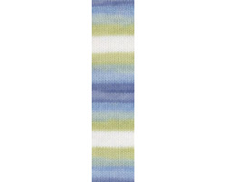 Пряжа для вязания Ализе Sekerim Batik (90%акрил,10%полиамид) 5х100гр/350м цв.3044 секционная