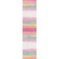Пряжа для вязания Ализе Sekerim Batik (90%акрил,10%полиамид) 5х100гр/350м цв.3045 секционная