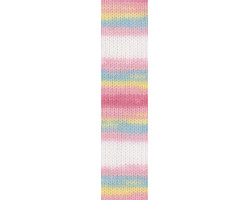 Пряжа для вязания Ализе Sekerim Batik (90%акрил,10%полиамид) 5х100гр/350м цв.3045 секционная