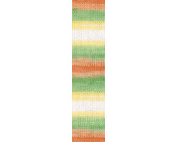 Пряжа для вязания Ализе Sekerim Batik (90%акрил,10%полиамид) 5х100гр/350м цв.3066 секционная