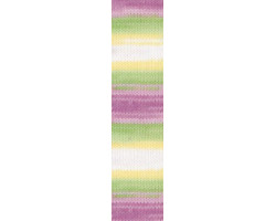Пряжа для вязания Ализе Sekerim Batik (90%акрил,10%полиамид) 5х100гр/350м цв.3067 секционная