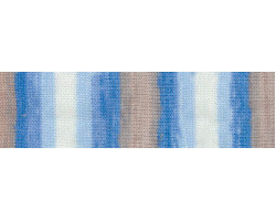 Пряжа для вязания Ализе Sekerim Batik (90%акрил,10%полиамид) 5х100гр/350м цв.3921 секционная