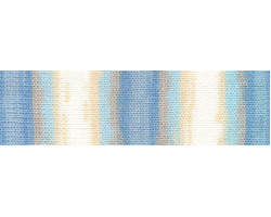Пряжа для вязания Ализе Sekerim Batik (90%акрил,10%полиамид) 5х100гр/350м цв.4398 секционная