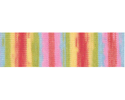 Пряжа для вязания Ализе Sekerim Batik (90%акрил,10%полиамид) 5х100гр/350м цв.4400 секционная
