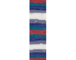 Пряжа для вязания Ализе Sekerim Batik (90%акрил,10%полиамид) 5х100гр/350м цв.6301 секционная