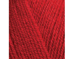 Пряжа для вязания Ализе Sekerim Bebe (100%акрил) 5х100гр/350м цв.106 т.красный