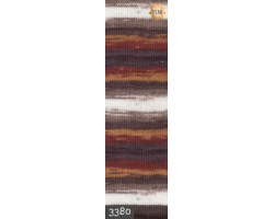 Пряжа для вязания Ализе Superlana klasik Batik (25%шерсть, 75%акрил) 5х100гр/280м цв.3380