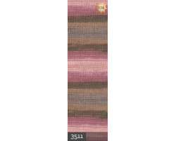 Пряжа для вязания Ализе Superlana klasik Batik (25%шерсть, 75%акрил) 5х100гр/280м цв.3511
