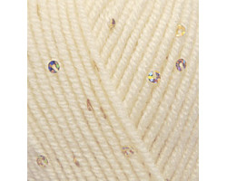 Пряжа для вязания Ализе Superlana midi pullu (5%пайетки, 23%WO, 67%PA, 5%NY) 5х100гр/150 м цв.310 медовый
