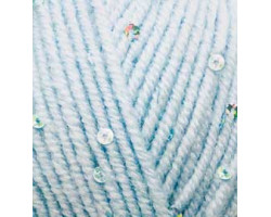 Пряжа для вязания Ализе Superlana midi pullu (5%пайетки, 23%WO, 67%PA, 5%NY) 5х100гр/150 м цв.480 св.голубой