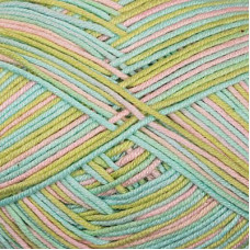 Пряжа для вязания Назар-Рус 151 'Грей' (50% хлопок, 50%акрил) 10х50гр/155м цв.1015 желтый/розовый/бирюза
