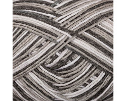 Пряжа для вязания Назар-Рус 151 'Грей' (50% хлопок, 50%акрил) 10х50гр/155м цв.207 серо/белый