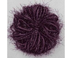 Пряжа для вязания Назар-Рус 227 'Кристалл' (30% п/амид, 70%люрекс) 10х50гр/125м цв.106 баклажан