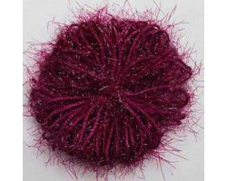 Пряжа для вязания Назар-Рус 227 'Кристалл' (30% п/амид, 70%люрекс) 10х50гр/125м цв.120 т.вишня