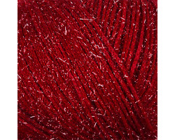 Пряжа для вязания Назар-Рус 227 'Кристалл' (30% п/амид, 70%люрекс) 10х50гр/125м цв.1364 красный