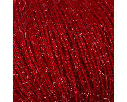 Пряжа для вязания Назар-Рус 227 'Кристалл' (30% п/амид, 70%люрекс) 10х50гр/125м цв.2175 т.красный