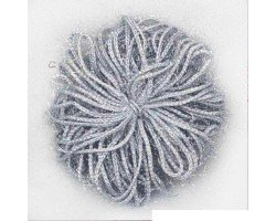 Пряжа для вязания Назар-Рус 227 'Кристалл' (30% п/амид, 70%люрекс) 10х50гр/250м/100г) цв.115 серый