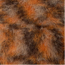 Пряжа для вязания Назар-Рус 307 'Лебяжий пух' секц. (100% полиамид) 5х100гр/170м цв.0182 оранжевый/коричневый
