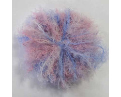 Пряжа для вязания Назар-Рус 307 'Лебяжий пух' секц. (100% полиамид) 5х100гр/170м цв.0185 сирень/розовый/голубой