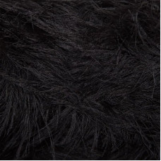 Пряжа для вязания Назар-Рус 311 'Пушистая' (100% полиэстр) 5х100г/90м цв.2004 черный