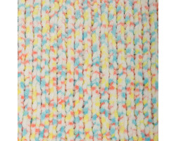 Пряжа для вязания Назар-Рус 778 'Панда' (100% микрополиэстер) 5х100г/120м цв.1001 бел/гол/роз/желт