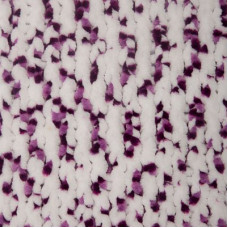 Пряжа для вязания Назар-Рус 778 'Панда' (100% микрополиэстер) 5х100г/120м цв.1003 белый/фиолетов