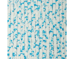 Пряжа для вязания Назар-Рус 778 'Панда' (100% микрополиэстер) 5х100г/120м цв.1004 белый/голубой