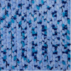 Пряжа для вязания Назар-Рус 778 'Панда' (100% микрополиэстер) 5х100г/120м цв.1009/1 голубой/синий