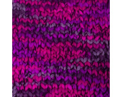 Пряжа для вязания Назар-Рус 781 'Фантазия' (40%шерсть, 60%акрил) 5х100г/71м цв.0386 фуксия/сер/лиловый