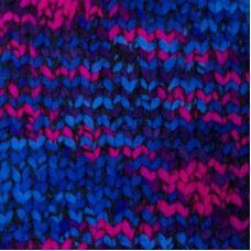 Пряжа для вязания Назар-Рус 781 'Фантазия' (40%шерсть, 60%акрил) 5х100г/71м цв.2754 фуксия/голуб/син/фиол