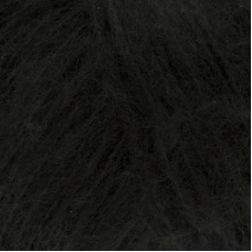 Пряжа для вязания Назар-Рус 790 'Нежный Мохер' (30% мохер, 70% акрил) 10х25гр/175м цв.900 черный