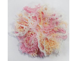 Пряжа для вязания Назар-Рус 'Кроха' (100% микрополиэстер) 10х50гр/75м цв.0514 белый/розовый/персик