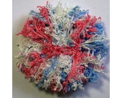 Пряжа для вязания Назар-Рус 'Кроха' (100% микрополиэстер) 10х50гр/75м цв.1390 бел/роз/голуб