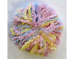 Пряжа для вязания Назар-Рус 'Кроха' (100% микрополиэстер) 10х50гр/75м цв.1391 желт/роз/голуб
