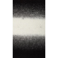 Пряжа для вязания Назар-Рус 'Орион' (40%шерсть, 45%акрил, 15%полиамид) 5х100гр/200м цв.1108 белый/черный