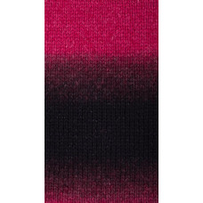 Пряжа для вязания Назар-Рус 'Орион' (40%шерсть, 45%акрил, 15%полиамид) 5х100гр/200м цв.1111 красный/черный